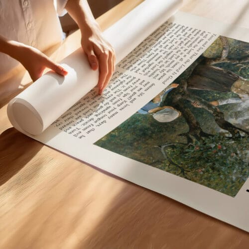 Alternative view of Psalm 34 Wall Art Christian Scripture Print