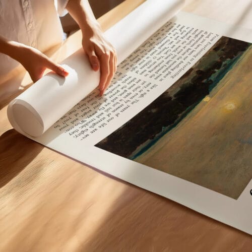 Alternative view of Psalm 90 Wall Art Christian Scripture Print