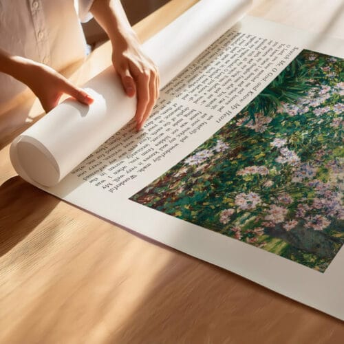 Alternative view of Psalm 139 Wall Art Christian Scripture Print