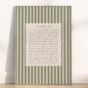 Psalm 23 Scripture wall art with vintage oil painting