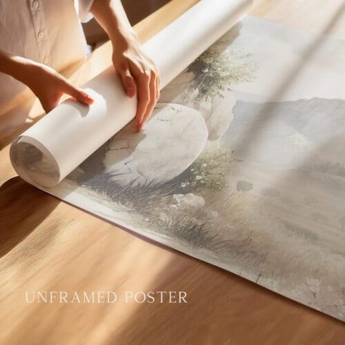 Alternative view of Empty Tomb Bible Verse Wall Art Print
