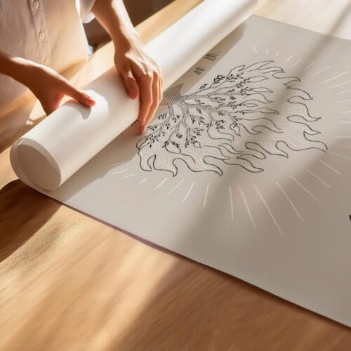Alternative view of Hebrew Name of God Yahweh Wall Art