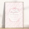 This Daughter of the King wall art inspires faith and beauty, blending chinoiserie and cottagecore style to uplift your home decor.