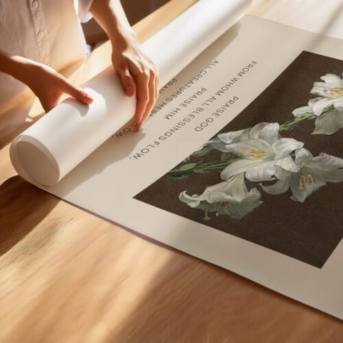 Alternative view of The Doxology Print Christian Wall Art