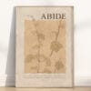 Bring rustic charm and Christian inspiration to your home with this vintage botanical wall art featuring John 15:5 Scripture. I am the Vine You Are the Branches Wall Art