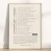 Apostles Creed wall art in Latin & English. Minimalist vintage-style Scripture for home, church, or classroom. A timeless piece of Christian doctrine.