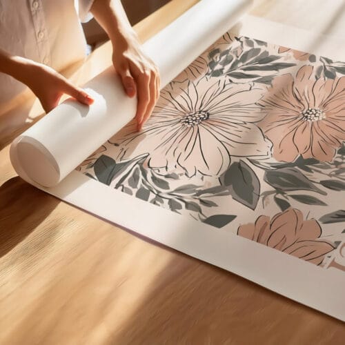 Alternative view of Boho Christian Girl Nursery Wall Art