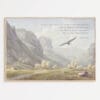 Discover the uplifting message of Isaiah 40:31 Bible Verse Wall Art with this vintage-inspired Bible verse wall art. This watercolor landscape combines the timeless beauty of nature with a beloved Scripture home decor piece that will brighten any room.