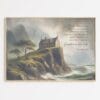 Bring home the vintage charm of this “house built on the rock” Matthew 7:25 wall art and add faith and elegance to your space.