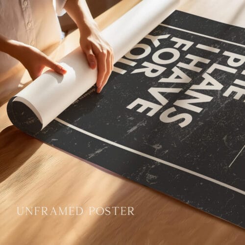 Alternative view of Jeremiah 29:11 Minimalist Wall Art Print