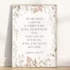 Zephaniah 3:17 botanical wall art with wildflowers and scripture. A modern Christian poster, canvas, or digital print for nursery or faith-inspired decor.