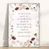 Numbers 6:24-26 floral wall art with watercolor wildflowers. A peaceful Christian scripture poster, canvas, or digital print for nursery or home decor.