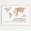 The Great Commission Spanish wall art in beige color with Matthew 28:19–20 in 4 colors. Available as printable or poster/canvas for ministry, classroom, or home.