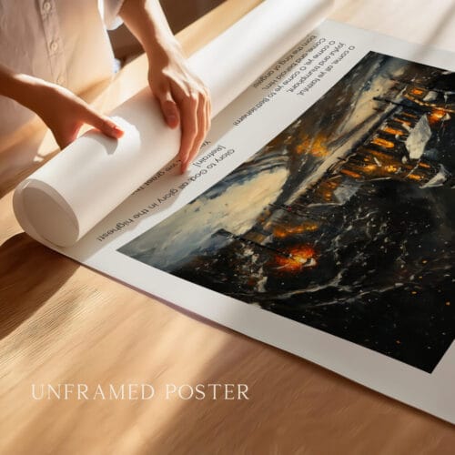 Alternative view of O Come All Ye Faithful Wall Art Print