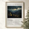 Celebrate the season with Go Tell it on the Mountain wall art, a vintage-style Christian hymn print available as a poster, canvas, or digital download.