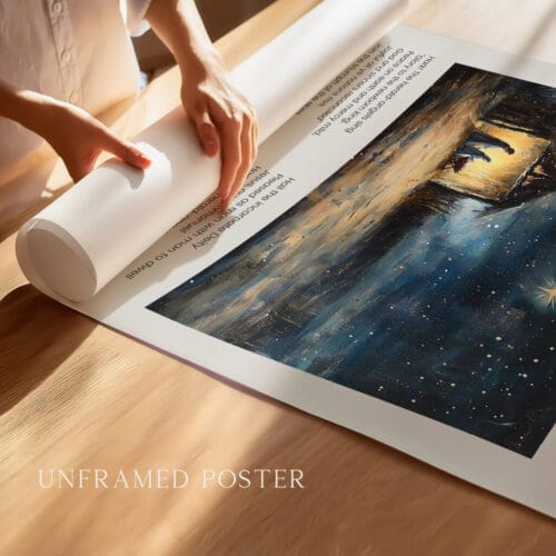 Alternative view of Hark the Herald Angels Sing Wall Art Print