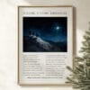 O Come O Come Emmanuel Wall Art features 3 wisemen and hymn lyrics in a vintage-style painting, available as a print or digital download.