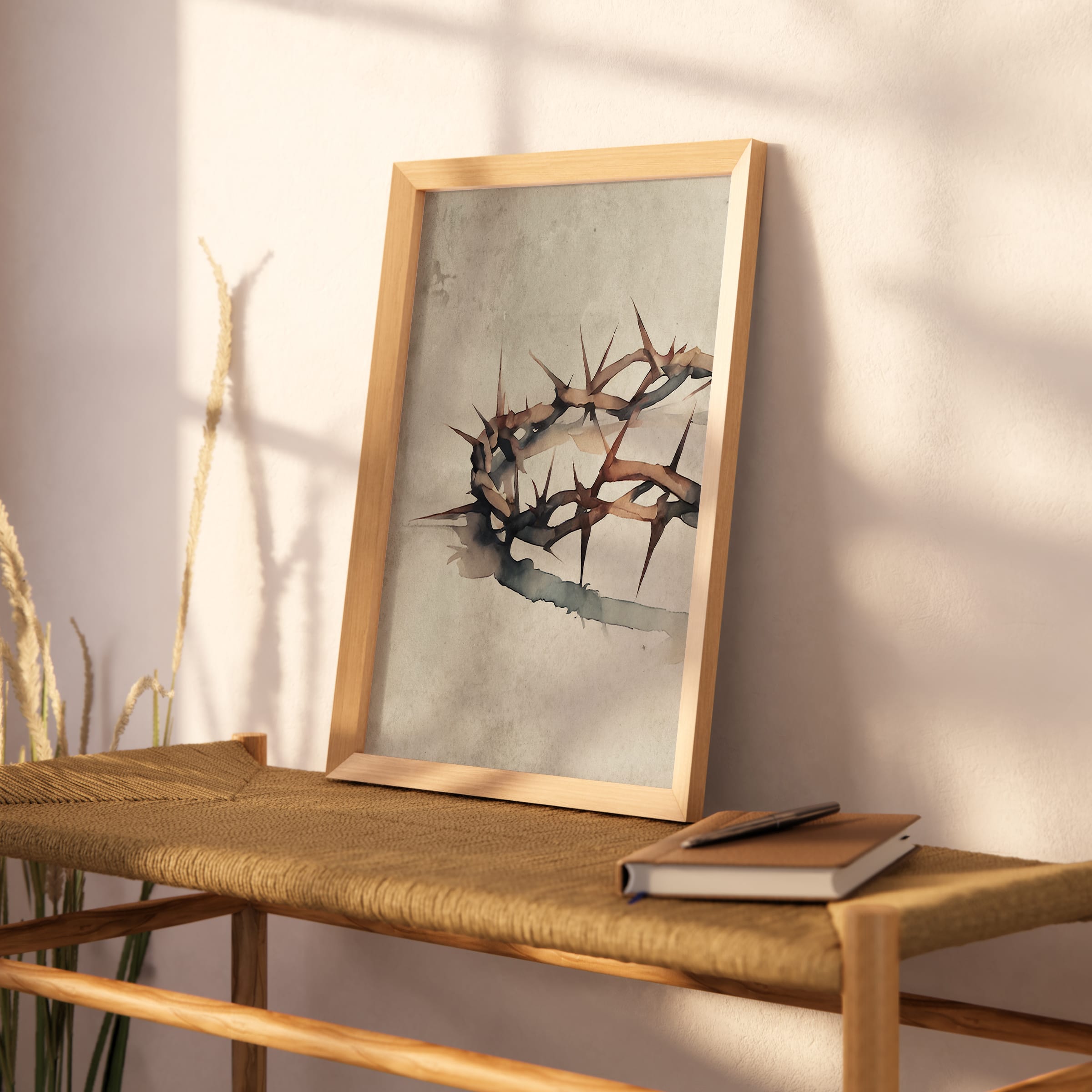 Crown of Thorns Watercolor Print - Image 14