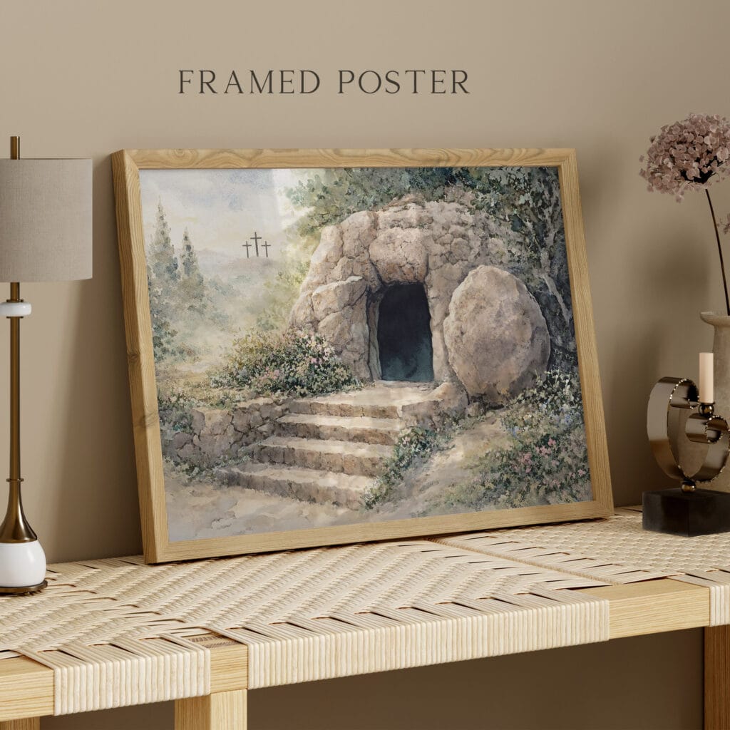 Matthew 28 resurrection wall art - Image 6