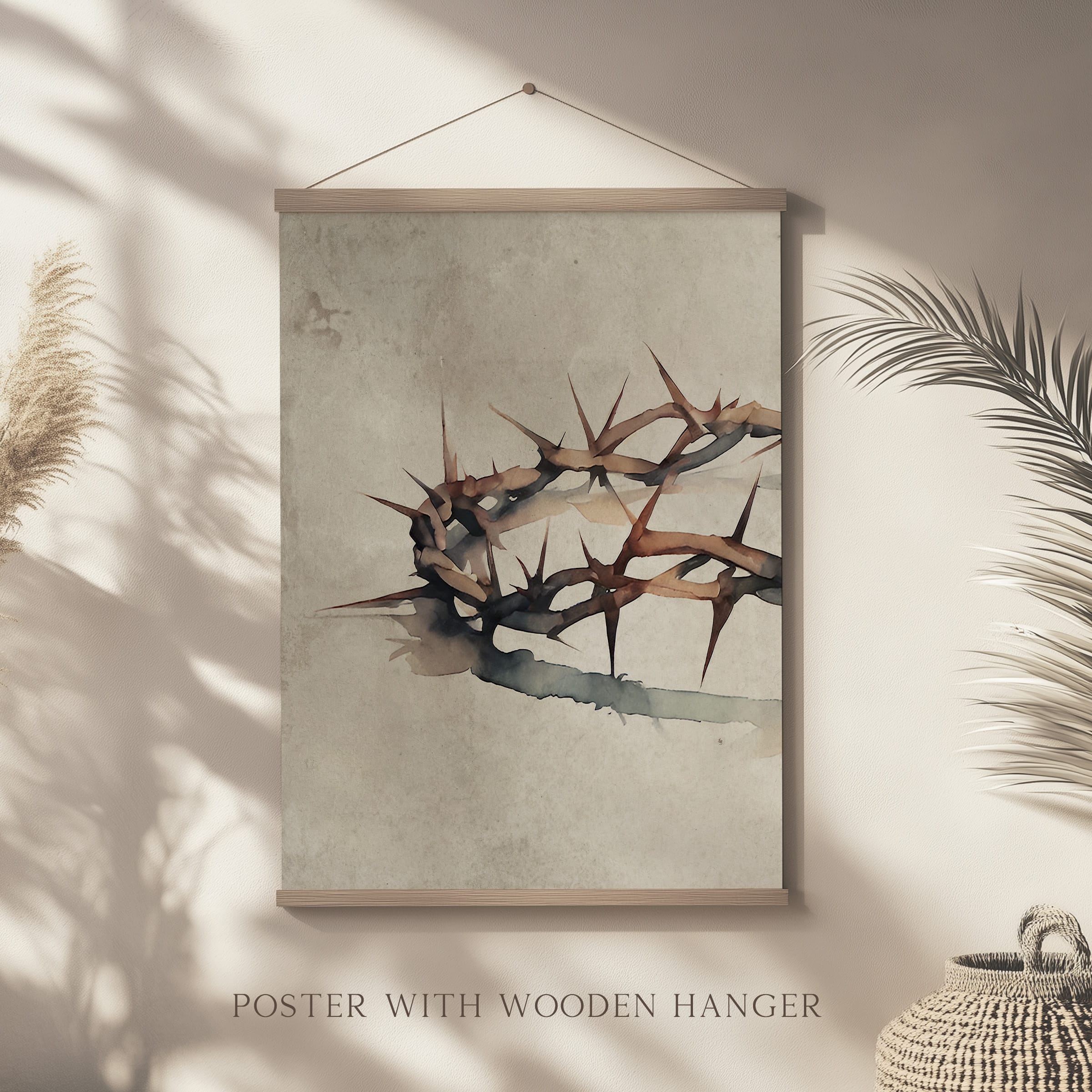 Crown of Thorns Watercolor Print - Image 5