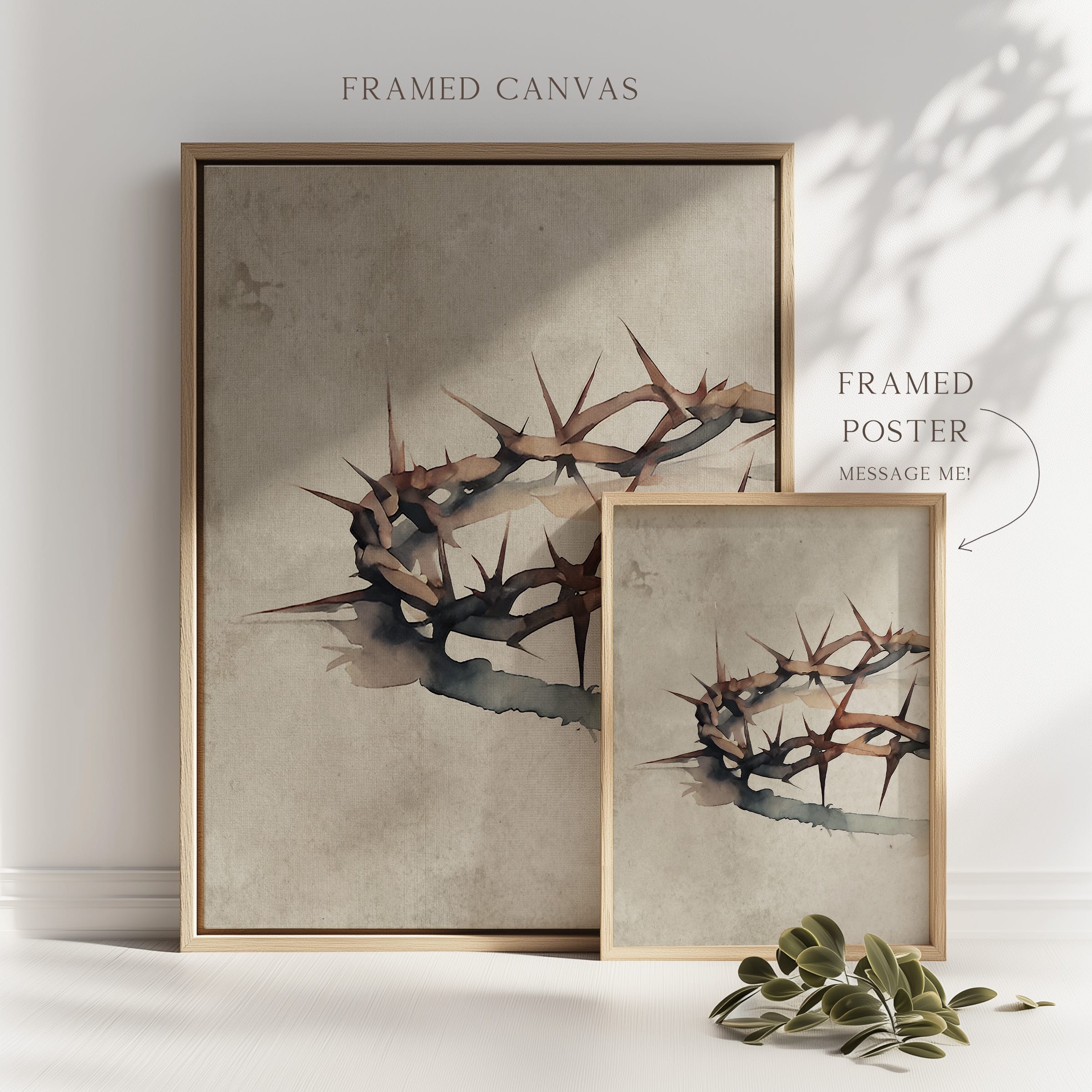 Crown of Thorns Watercolor Print - Image 7