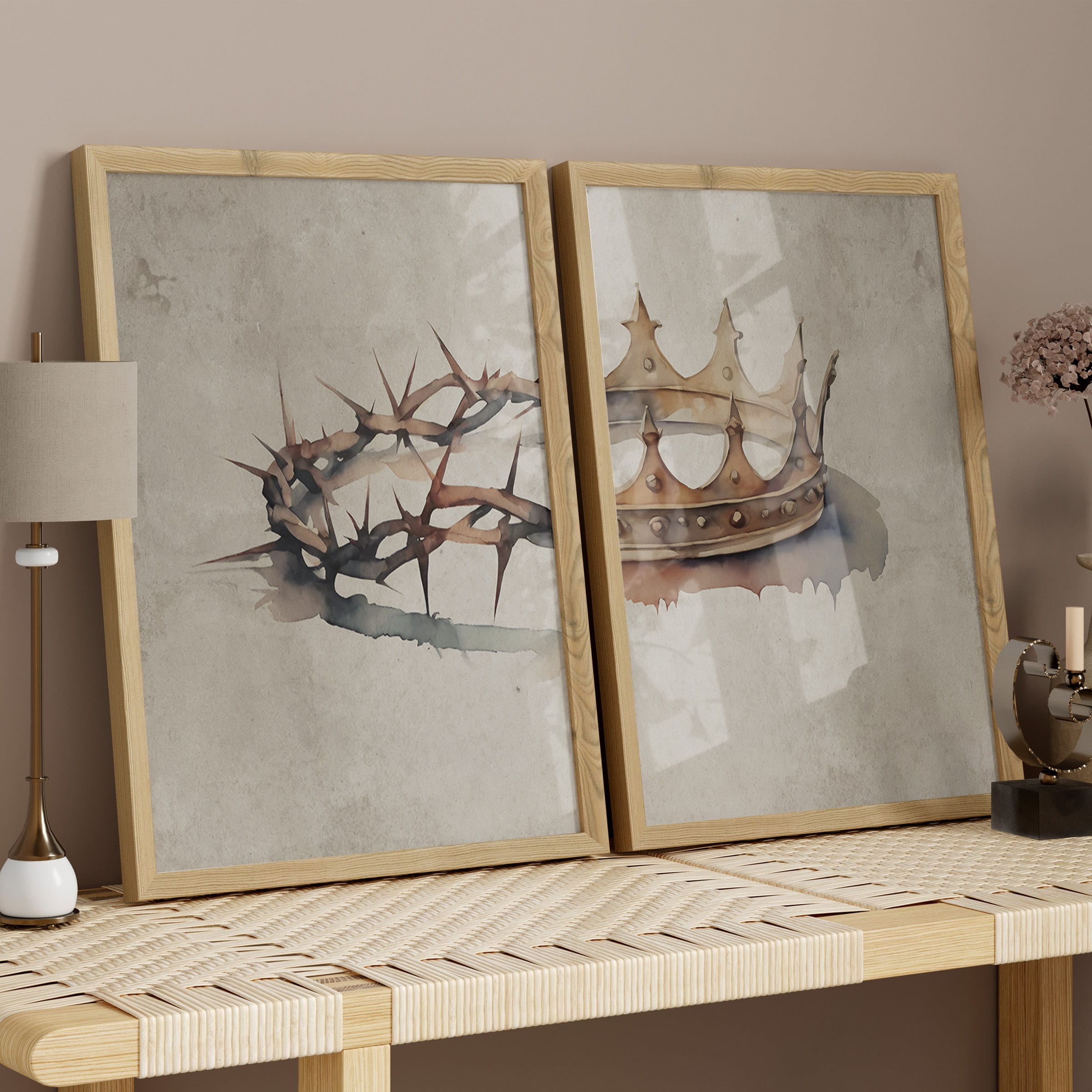 Crown of Thorns & King of Glory Wall Art - Image 12