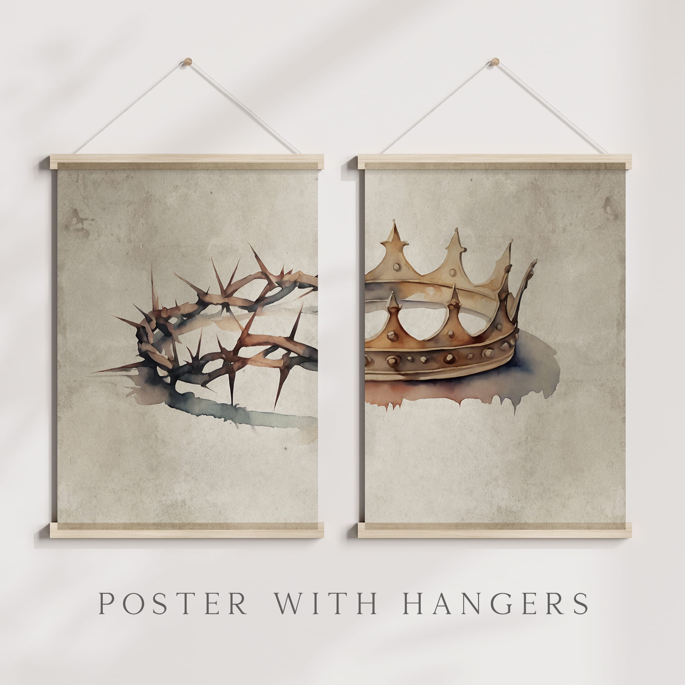 Crown of Thorns & King of Glory Wall Art - Image 4