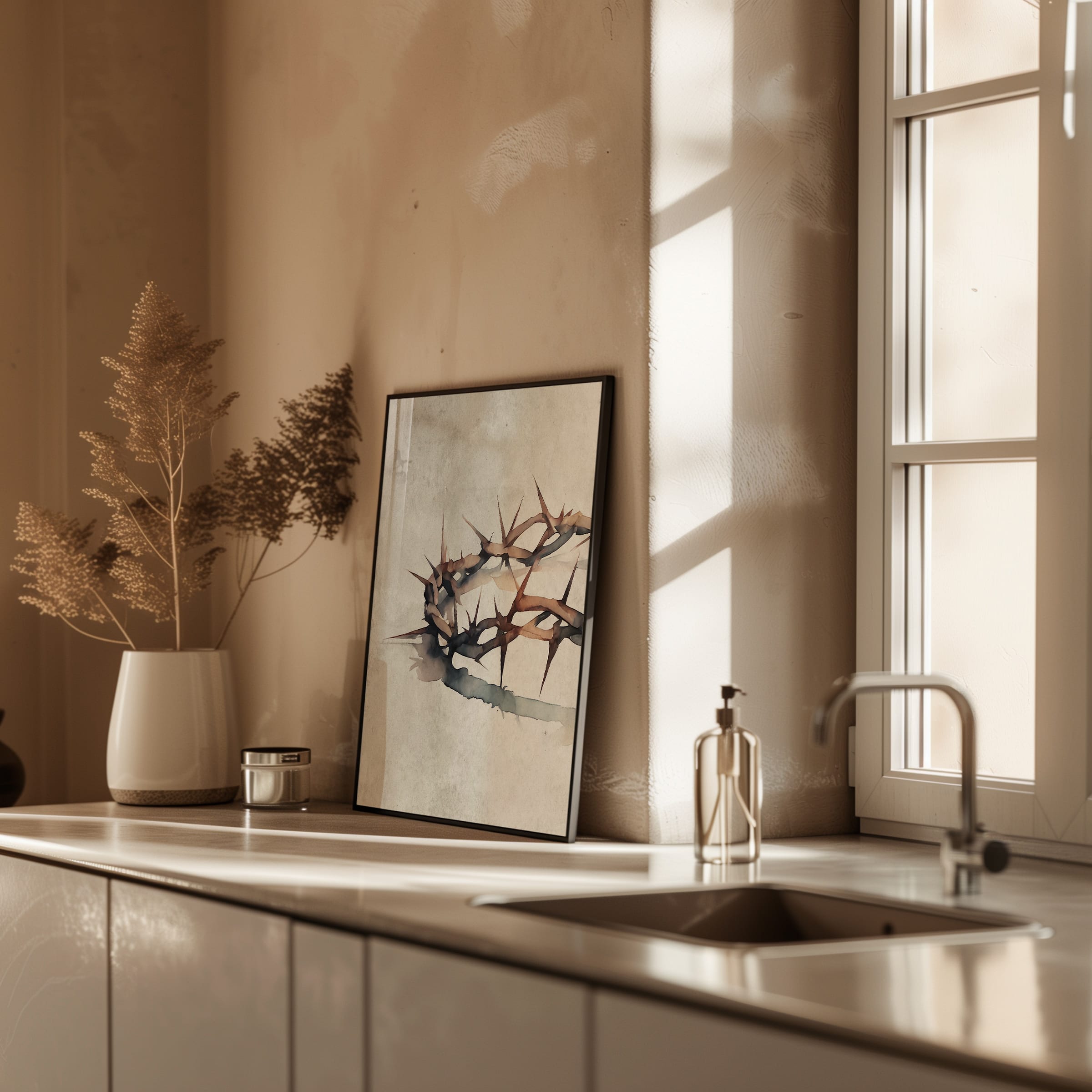 Crown of Thorns Watercolor Print - Image 16