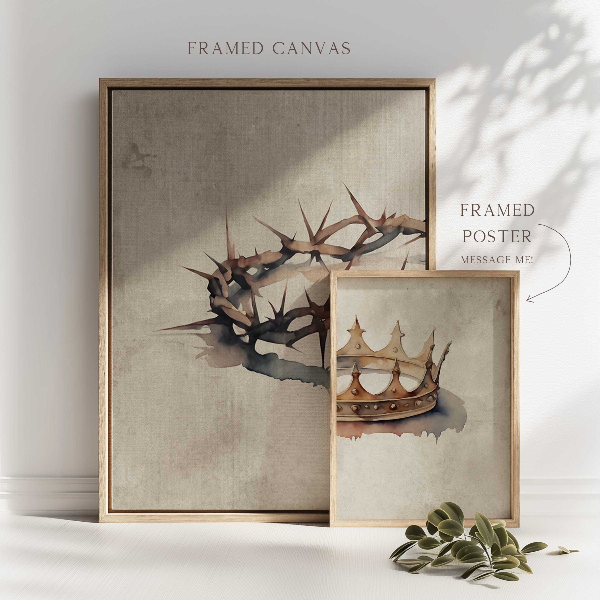 Crown of Thorns & King of Glory Wall Art - Image 6