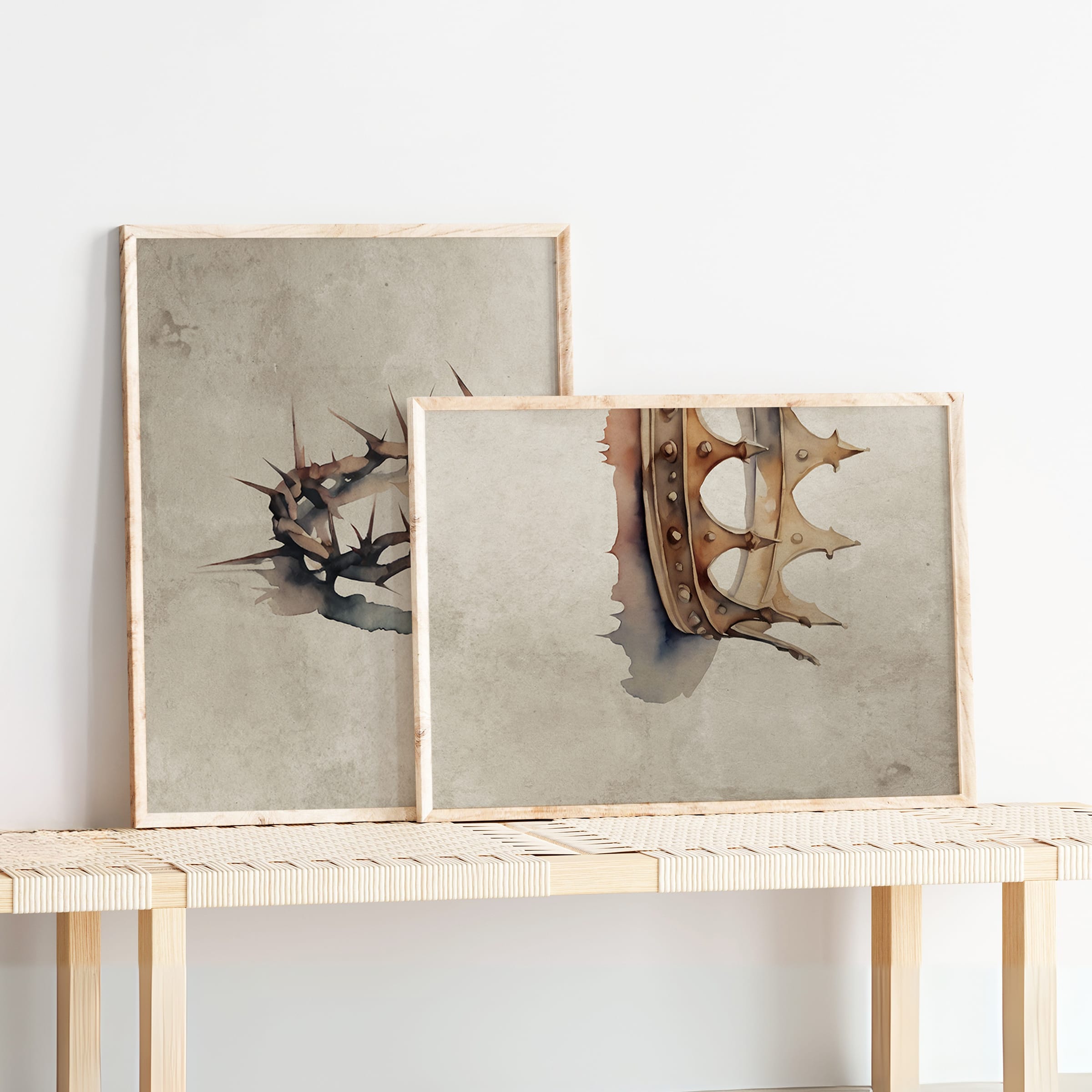 Crown of Thorns & King of Glory Wall Art - Image 9