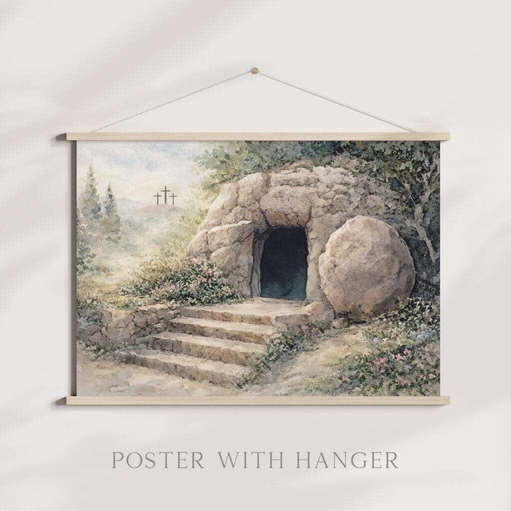 Matthew 28 resurrection wall art - Image 5